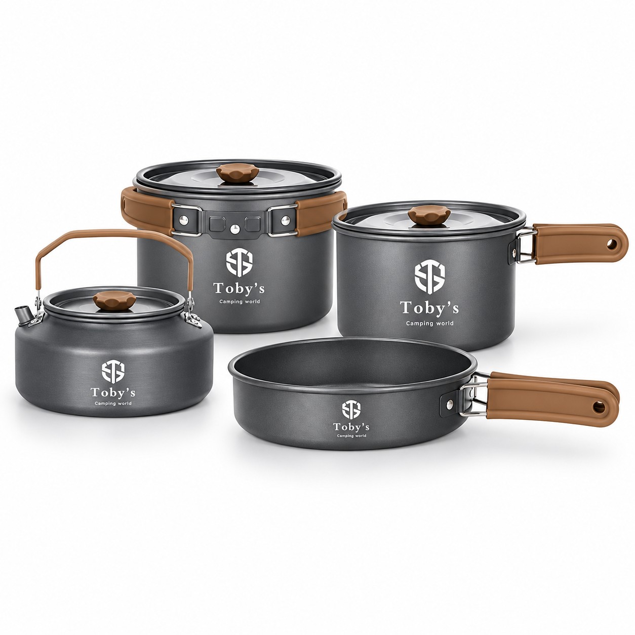 ست ظروف آشپزی سفری توبیز ۱۶ تکه مدل Cookware Set-01