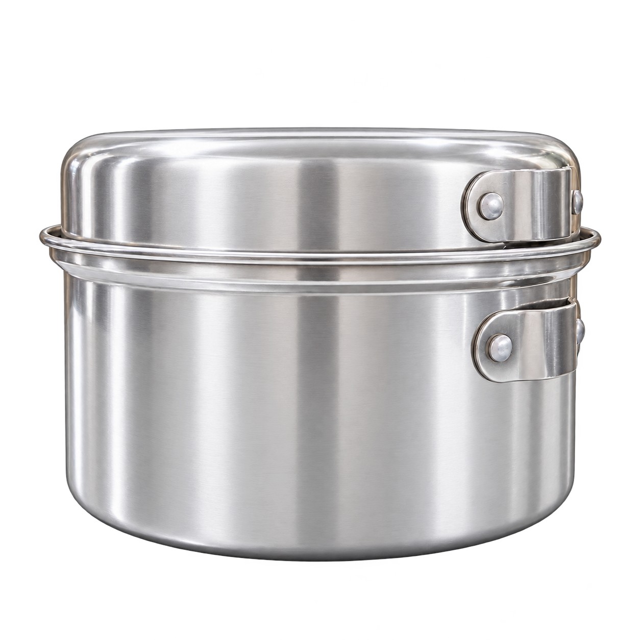 ست ظروف آشپزی سفری استیل کلمن 6 تکه مدل MESS KIT