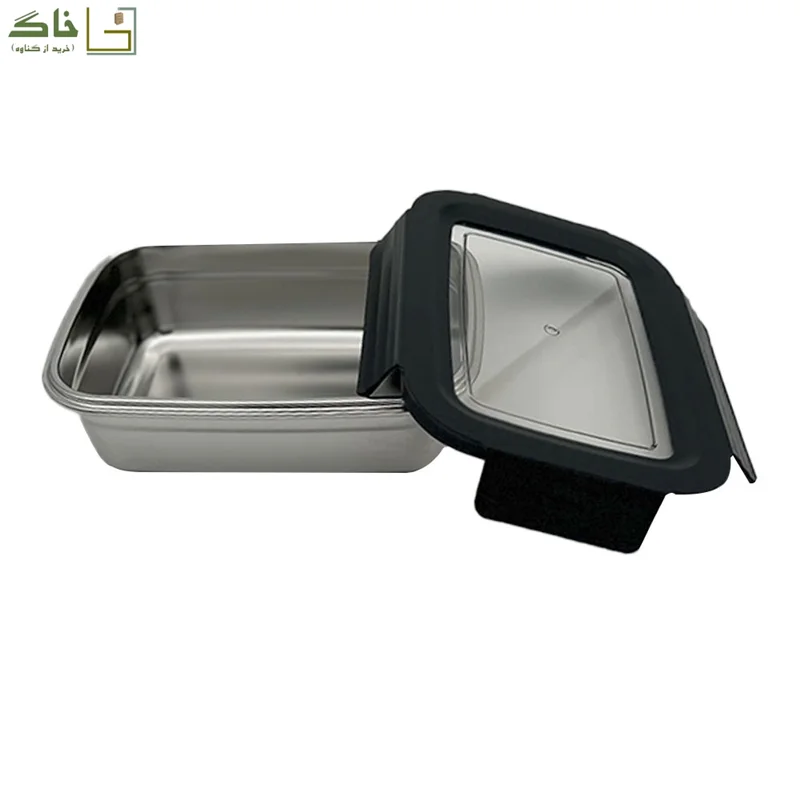 ظرف غذای استیل سفری کد 6878 حجم 1 لیتر